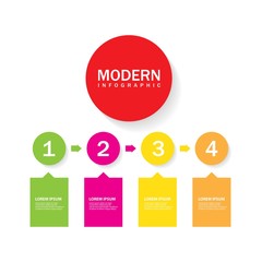 Modern infographic
