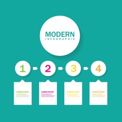 Modern infographic