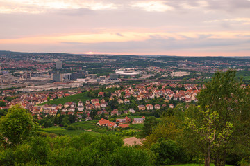 Sonnenuntergang Stuttgart