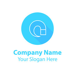 Obraz premium Abstract graphic icon, logo design template, symbol for company