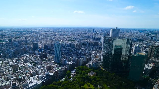 東京　風景　タイムラプス