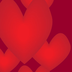 Background  with hearts