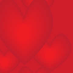 Background  with hearts