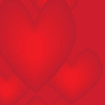 Background  with hearts