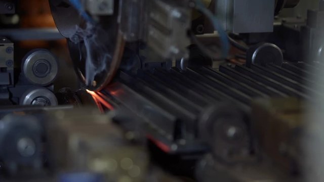 High-tech robotic line for welding of heating radiators