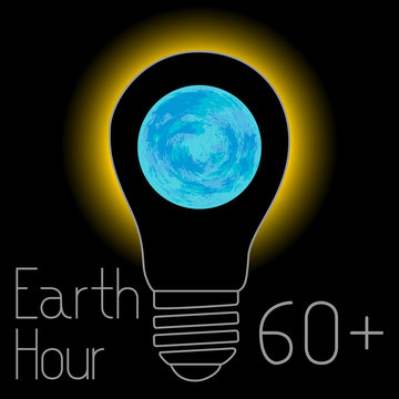 Earth Hour. 60 minutes. The bulbs do not light