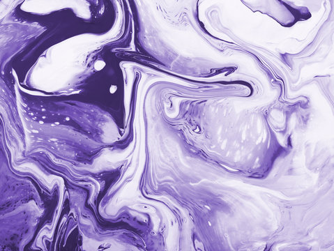 Ultra Violet abstract hand painted background