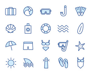 Vacation Icon Set