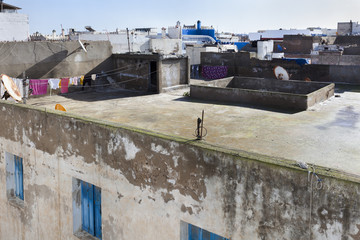 Roofs in the  medina of Essaouira