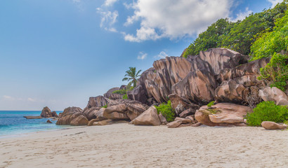 Obraz premium Grand Anse Strand auf La Digue Seychellen
