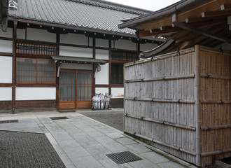 Traditional Japanese House in Japan, made from bamboo