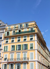 Fototapeta na wymiar Old town building - Real Estate - Nice - France