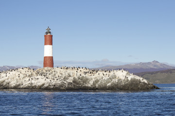 【アルゼンチン】ビーグル水道のエレクルール灯台