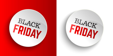 Black friday banners. Vector illustration.