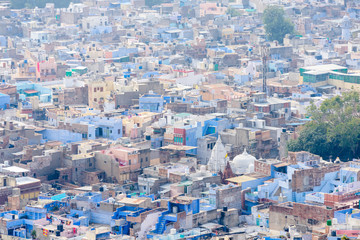 blue city of Jodhpur top view