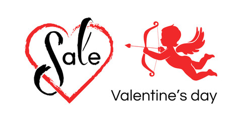 Valentines sale banner