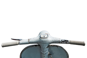 scooter Lenker mit altem Lack.