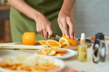 Obraz na płótnie Canvas Preparing ingredients for soap