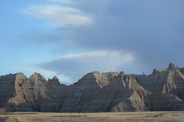Rocky out croppings .. Badlands