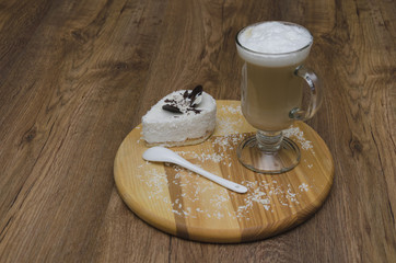 coffee drink in a beautiful container