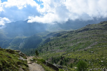 Wanderung in den Südtiroler Bergen