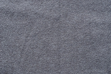 Fototapeta na wymiar gray woolen knitwear fabric textile texture background