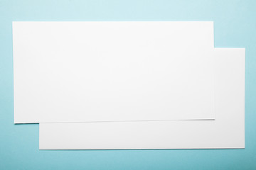 Empty Dl flyer, first and last page.