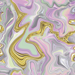 Marble seamless pattern in neon brightful colors.
