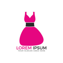 Dress Boutique logo design. Woman fashion logo design.