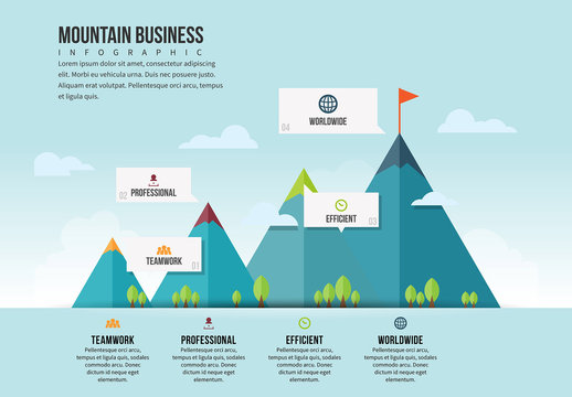Mountain Illustration Infographic 1