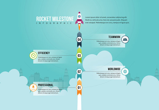 Rocket Illustration Infographic 3