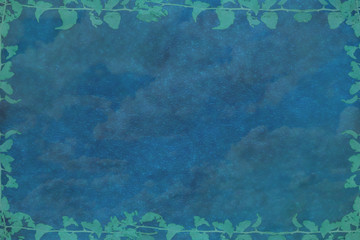 Floral Borders Background