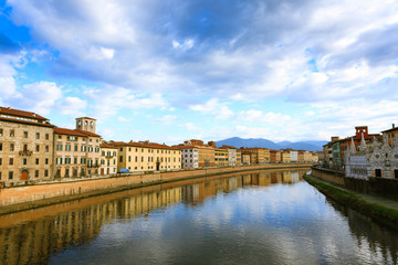 Pisa day view, Tuscany, Italy