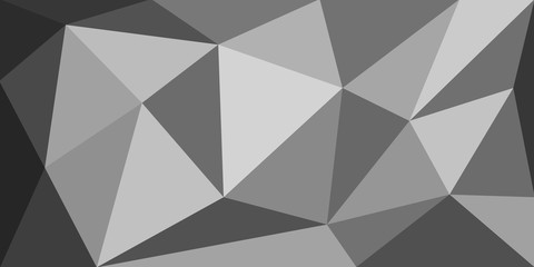Grey abstract polygonal background. Vector eps 10.