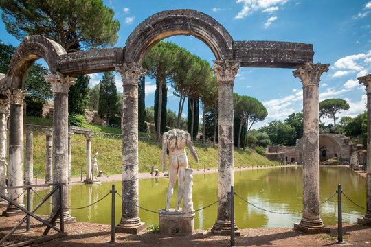 Hadrian's villa in Tivoli
