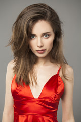 Fototapeta premium Woman hair beauty portrait