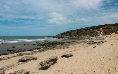 Fototapeta na wymiar Praia da Malhada - Jericoacoara - Ceará