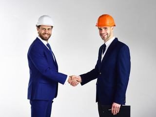 Profitable deal, partnership, support concept.