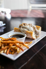 French Dip / Philly Cheese steak standwich