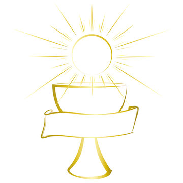 First holy communion- invitation design.