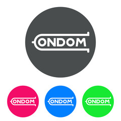 Logotipo CONDOM en circulo varios colores