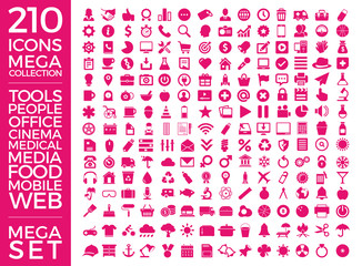 Set Of Icons, Quality Icon Pack Collection Vector Design Eps 10