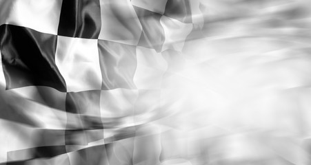 Checkered racing flag background