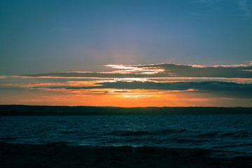 Gdańsk summer sunset 