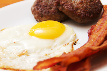 Eggs Bacon and Sausage