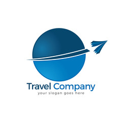 Travel Logo. Travel agency adventure creative sign.