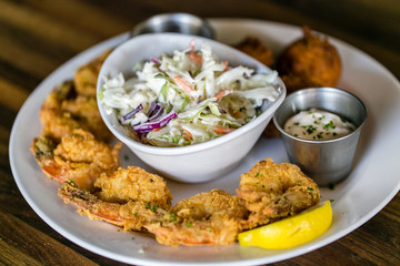 fried shrimp plate