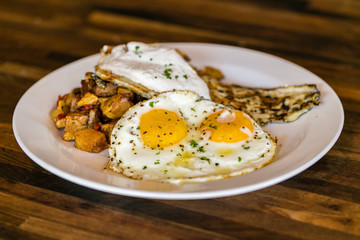 sunny side up eggs