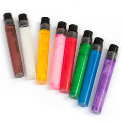 set of colored felt-tip pens