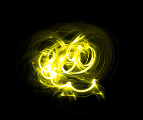 Overlay light, an abstract pattern on a dark background